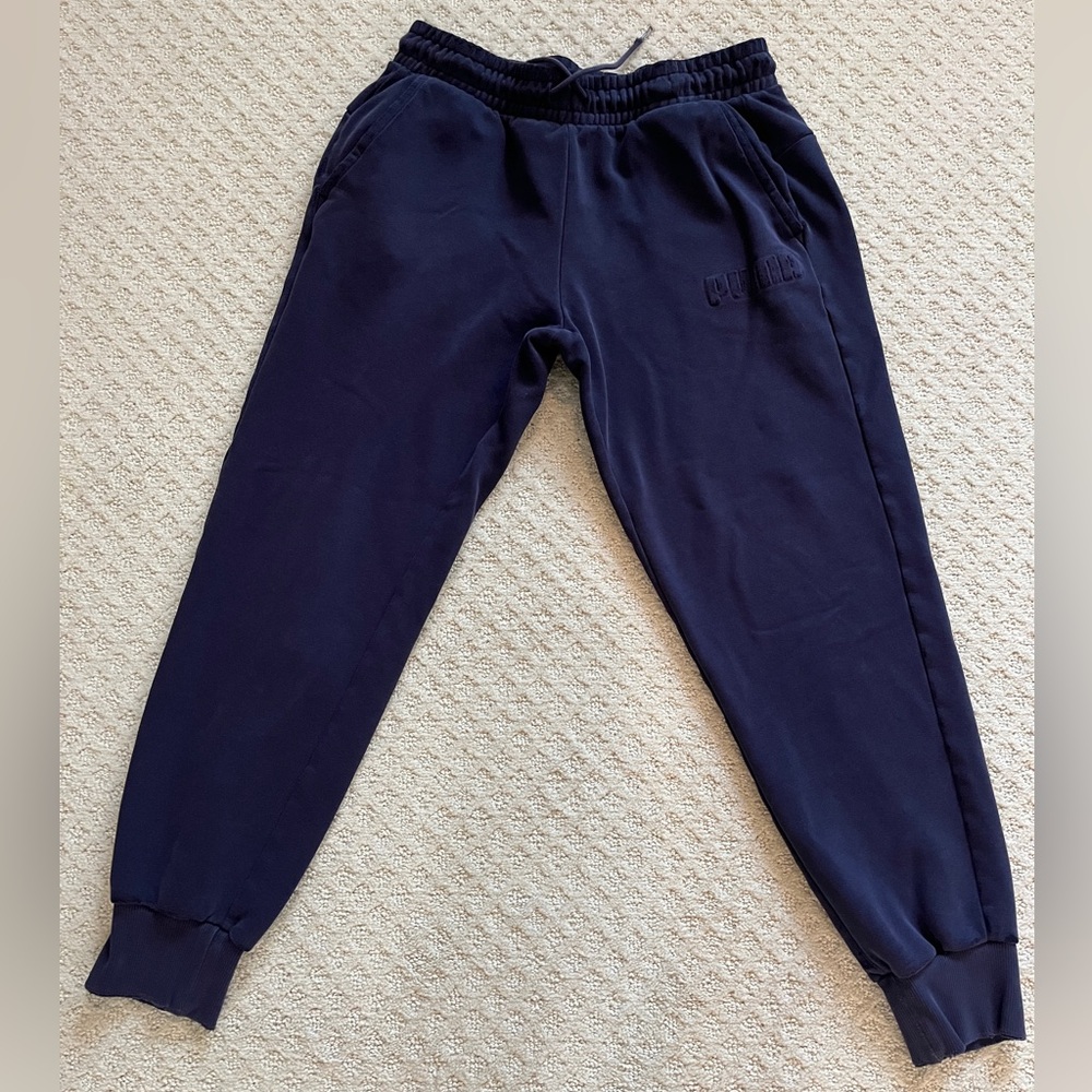 Puma Joggers Navy Blue Size Medium